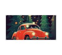 70,9 x 35,4 pollici Banner Appeso alla Parete Sfondo Banner A Red Car Party Sfondi Grande Festa Banner Cartello Poster Per Capodanno Laurea Matrimonio Compleanno Festa Decorazione
