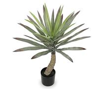 70 cm Pianta artificiale Yucca-Bonsai Grande Pianta artificiale Grande in Vaso Yucca Artificiale per Interni ed Esterni, Decorazione Moderna, Decorazione per Bagno Soggiorno Camera da Letto Balcone