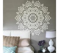 70 cm Rotondo Fiore Mandala Stencil Per Pareti Modelli Decorare Per Dipingere Pittura Riutilizzabile Sulla Decorazione Della Parete Modello Decorazione Mobili Artigianato Intonaco Frigoriferi Stucco
