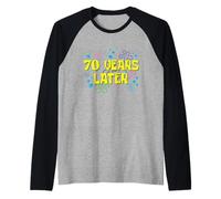 70° Compleanno 70 Anni Dopo 70 Anni Bday Maglia con Maniche Raglan