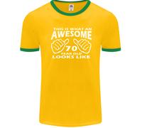 70° Compleanno 70 Anni Questo È Ciò Che T-Shirt Ringer Uomo FotL