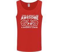 70° Compleanno 70 Anni Questo È Ciò Che Vest Top Uomo