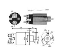 70 CV Elettromagnete Motore d'avviamento per MITSUBISHI L300/Delica II Bus LO3P/