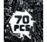 70 giunti sferici da costruzione, piastra nera speciale 1x2 con coppa terminale da 5,9 mm e gancio di traino, compatibili con parti e pezzi Lego