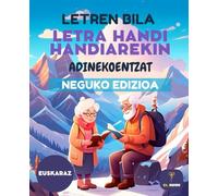 70 LETREN BILA - SOPAS DE LETRAS EN EUSKERA - LETRA GRANDE PARA MAYORES - EDICIÓN INVIERNO: Sopa de letras en euskera, letra grande, para personas ... cognitiva y entretenimiento con soluciones