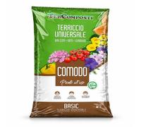 70 Litri Terriccio Universale COMODO Pronto all’Uso - Terra per Piante per Orto, Giardino e Balconi - Ricco di Sostanza Organica - Ideale per Semina, Trapianto e Ammendamento Terreno