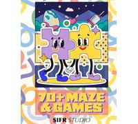 70+ Maze & Games: Fun Puzzles and Activities Book for Kids Ages 4-8