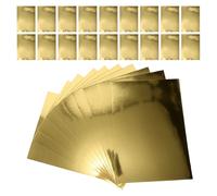 70 Pcs Carta Specchio Cartoncino Glitterato Metallizzato Artigianale
