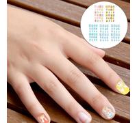 70 Pcs Unghie Finte Per Bambina Corte Punte Delle Copertura Totale