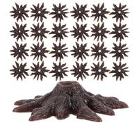 70 Pezzi Base Albero Plastico Marrone per Modelli, Decorazione | Montaggio Semplice, Finitura Professionale, Uso per Urbanistica e Craft