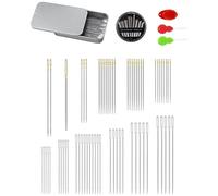 70 Pezzi Cucito a Mano Aghi Set Imbottitura Aghi Ricamo Aghi Gatto