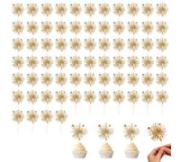 70 pezzi decorazioni per torta compleanno con effetto scintillante inserti per cupcake e muffin decorazioni per dolci feste cerimonie eventi in PET