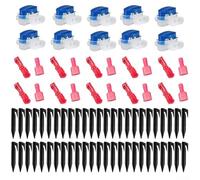 70 pezzi di ricambio per prato con picchetti per connettori e terminali cavo robot set falciatrice filo di confine