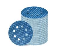 70 pezzi Dischi abrasivi 125mm, 60, Grana a 8 fori, levigatrici orbitali da 125 mm carta abrasiva per levigatrice