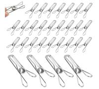 70 Pezzi Mollette in Acciaio Inox, 6cm Mollette Panni Resistente | per Biancheria Stendibiancheria, Asciugamano, Vestiti, Calzini, Campeggio, Cartelle di Carta, Cartolina, Chiusura per Snack