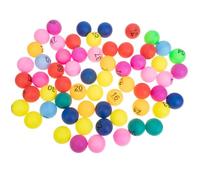 70 Pezzi Palline da Bingo in Plastica Numerate da 1 a 70 | Leggere e Resistenti ai Danni, Facili da Portare, per Feste e Attività di Lotteria