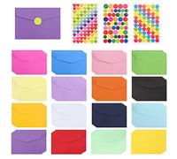70 piccole buste, mini buste, piccole buste per biglietti regalo, buste colorate, mini biglietti e buste, piccole buste miste, adatte per vari festival