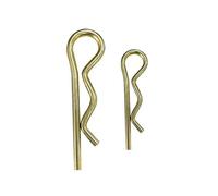 70 pz. Perni elastici di tipo B in acciaio for molle, perni ondulati, a forma R, a scatto, bloccaggio a forcina, coppiglie for anti Per Automobili, Meccanica