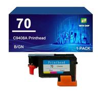 70 Testa Di Stampa Compatibile Per HP Designjet Z3100 Z3200 Z5200 Z5400,C9408A-1 PACK