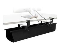 70 x 12 x 15 cm, rete per cavi da scrivania, senza foratura, capacità di peso fino a 25 kg, antipolvere, resistente all'usura, gestione dei cavi per tavolo da studio