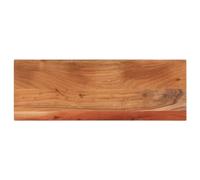 70 x 30 x 2,5 cm Acacia Solid Wood Table Top, rettangular Wood Desktop, Natural Finish, Durable Hardwood for Dining, Kitchen, Bar, Crafting Projects