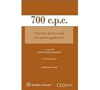 700 c.p.c. Strategie processuali ed ambiti applicativi