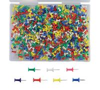 700 chiodi multicolori, spilli da disegno, creativi, decorativi, colorati, grandi, puntine colorate per bacheca, puntine, spille push per foto, hangingTacks, tag, ufficio e casa, bacheca