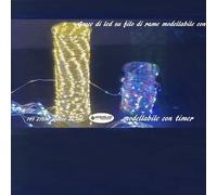 700 GOCCE LED BIANCO CALDO FILO RAME 35 MT IP44