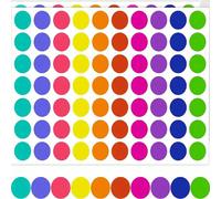 700 pezzi/1400 pezzi/2100 pezzi/Set Etichette a puntini rotondi colorati codificati, Adesivi a puntini rotondi codificati in 10 colori assortiti, Forniture per ufficio e studenti Tagli Unica,1400 pezz