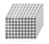 700 Pezzi Etichette Rotonde Grigie Adesive Circolare 25 mm Vinile Bollini Adesivi Colorati Autoadesive Rimovibili Impermeabili Per Ufficio
