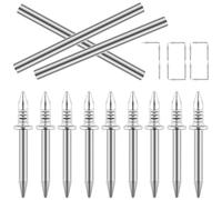 700 Piezas Seamless Nails, Seamless Nails with Thread Base Double Head, Invisible Security Screws for Baseboards, Incluye Un Juego de Llaves de Vaso de 7 Piezas, Adecuado Para La Decoración del Hogar
