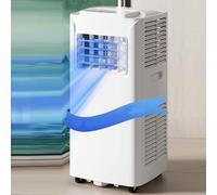 7000 BTU Portatile AC, 300 Sq Ft Raffreddamento, Telecomando, Ventilatore Deumidificatore, 24H Timer, Modalità di sonno silenzioso, 120 Oscillazione, Easy Move Caster, Refrigerante R290 Efficiente per