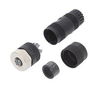 7000-P4611-0000000 Connettore M12 PIN: 5 femmine codice L-Power per cavi IP67 M