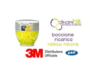 7000038202 PD-01-002 INSERTI MONOUSO BOCCIONE DA RICARICA 3M E-A-RSOFT YELLOW NE