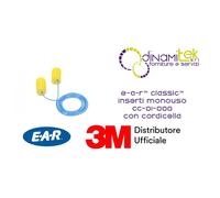 7000052844 CC-01-000 EAR CLASSIC INSERTI AURICOLARI MONOUSO con cordicella 3M cf