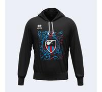 7003 ERREA CATANIA FELPA CUORE CAPPUCCIO HOODIE JONAS 32 2023/2024