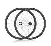 700C Fibra Di Carbonio Set Di Ruote Per Bici Da Strada Altezza 35mm/38mm/42mm Asse Passante 6 Bulloni Freno A Disco Mozzi 24H Per Cassette A 8-12 Velocità(38MM)