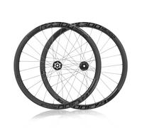 700C Fibra Di Carbonio Set Di Ruote Per Bici Da Strada Altezza 35mm/38mm/42mm Asse Passante 6 Bulloni Freno A Disco Mozzi 24H Per Cassette A 8-12 Velocità(35MM)