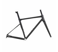 700C Set di Telaio for Bici da Strada F12*100MM R12*142mm ASSE Passante 41cm 45cm 48cm 51cm 54cm Telaio del Freni A Disco in Lega di Alluminio Routing Interno BSA BB68mm(Black,51cm)