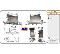 702.089 AHE Intercooler per AUDI,SEAT,SKODA,VW