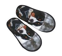 702 Pantofole Da Donna Eqivia Bovaro Del Bernese Nevicata Feltro Pantofole Unisex Pantofole Viaggio Comode Ciabatte Invernali Donna Per Spa Donna Autunno M