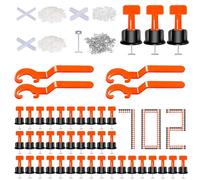 702 Pezzi Piastrelle Distanziatori per Piastrelle Cunei per Piastrelle Rotante Livellatori per Piastrelle Autolivellante per Pavimenti Taglia Piastrelle 3 Misure Piastrella Seam Rack 1,5mm/2mm/3mm