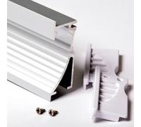7023 PROFILO ALLUMINIO DA INCASSO CON RIFLETTORE 1M PER STRISCE STRIP LED