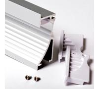 7023 PROFILO ALLUMINIO DA INCASSO CON RIFLETTORE 1M PER STRISCE STRIP LED