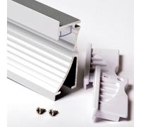 7023 PROFILO ALLUMINIO DA INCASSO CON RIFLETTORE 1M PER STRISCE STRIP LED