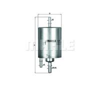 Filtro carburante KNECHT KL 571