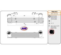 704.013 AHE Intercooler per BMW