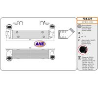 704.021 AHE Intercooler per BMW