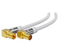 70411 Cavo 1m PVC Bianco 75Ω Funzionamento: 4K, Full HD 1080p, UHD 2160p Goobay