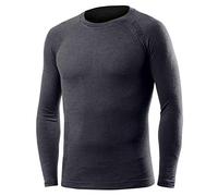 705567var - strato di base a maniche lunghe in merino COLORE GRIS TAGLIA S